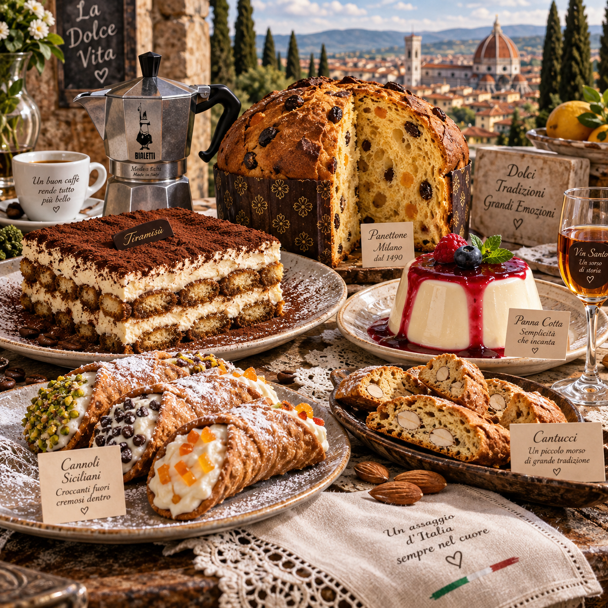 I dolci italiani più famosi: tiramisù, cannoli e oltre
