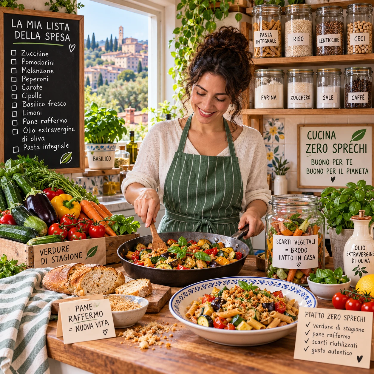 Cucina sostenibile: come ridurre gli sprechi in cucina ogni giorno